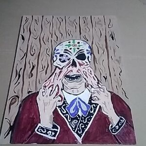 Colorful Skull Art Print